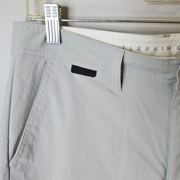 Wrangler Womens Size 10 Angler Pant ATG All Terrain Gear Gray Mist UPF 40 - Picture 8 of 12